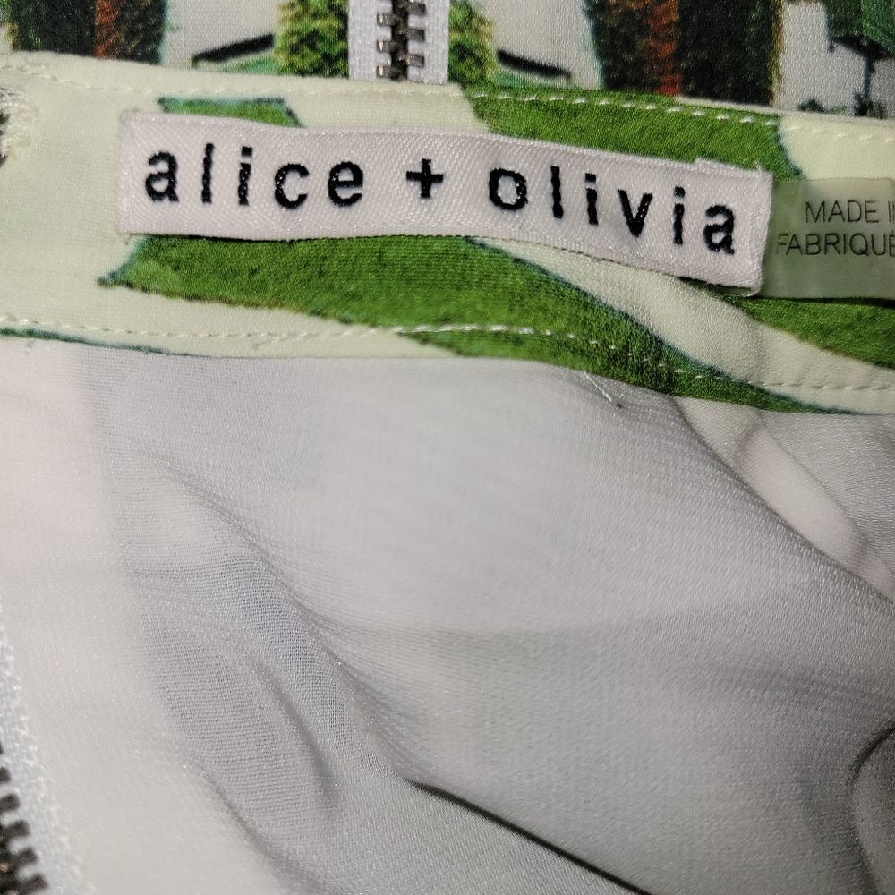 Alice + Olivia Women's Marianna Maxi Dress Green Size 0 - Picture 8 of 10